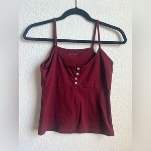 Brandy Melville Maroon Tank Top